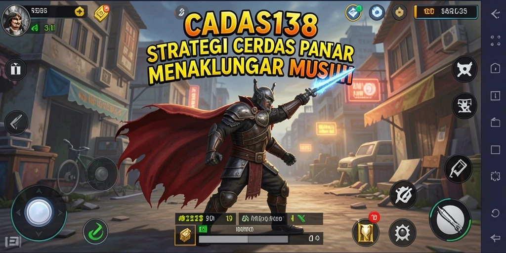 Tampilan gameplay strategis dari CADAS138 yang menarik dan mendebarkan.
