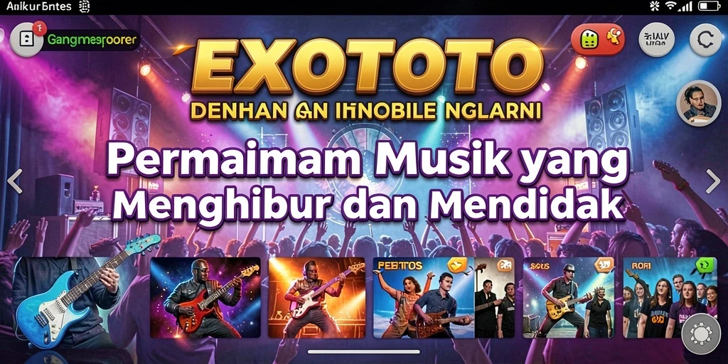 Tampilan gameplay EXOTOTO yang menarik dan interaktif.
