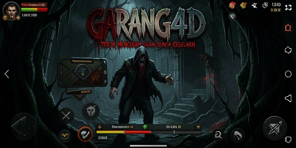 Tampilan menegangkan gameplay GARANG4D yang penuh kengerian.