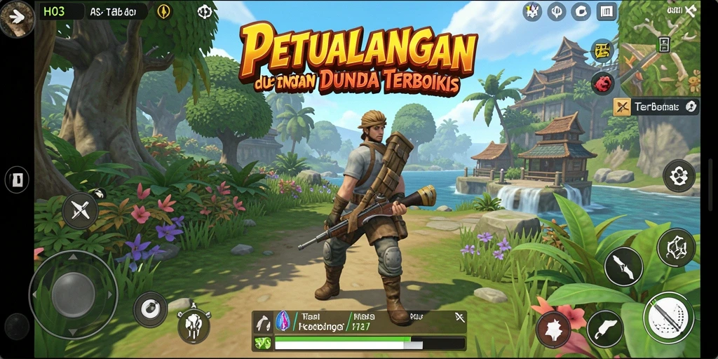 Gameplay H03 menampilkan eksplorasi dunia terbuka yang menakjubkan.