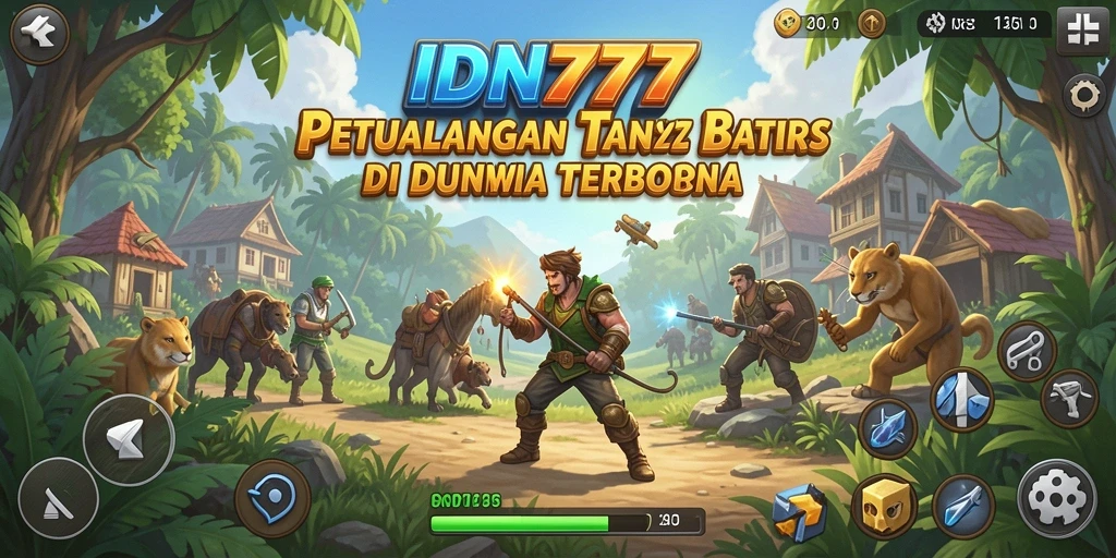 Screenshot gameplay IDN777 menampilkan petualangan di dunia terbuka yang menakjubkan.