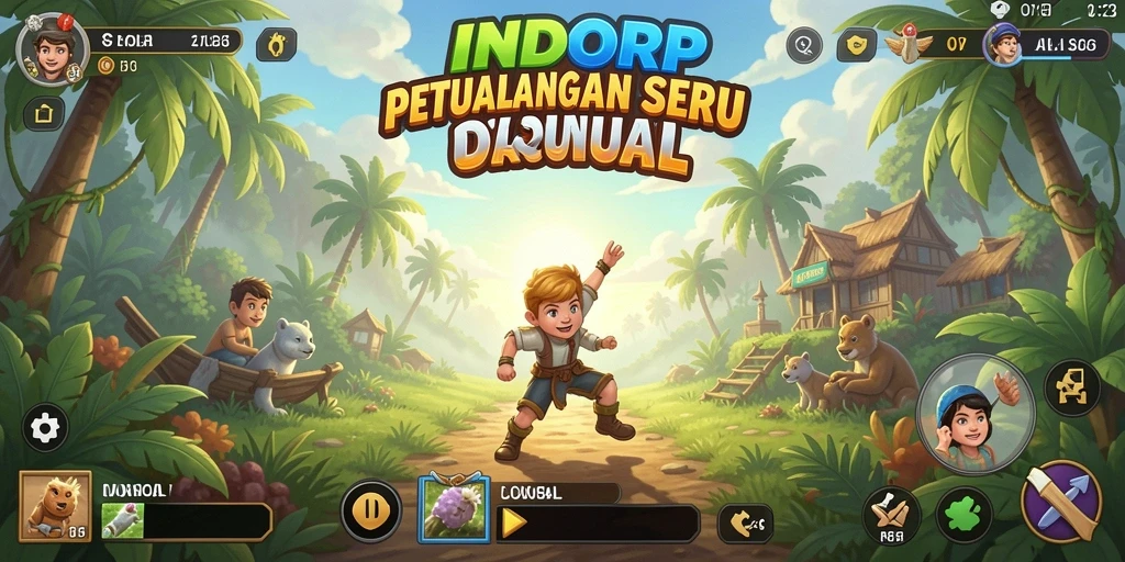 Tampilan menarik dari gameplay <strong>INDORP</strong> dalam momen santai.