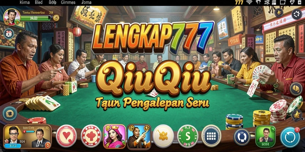 Tampilan gameplay seru LENGKAP777 dengan tantangan QiuQiu.