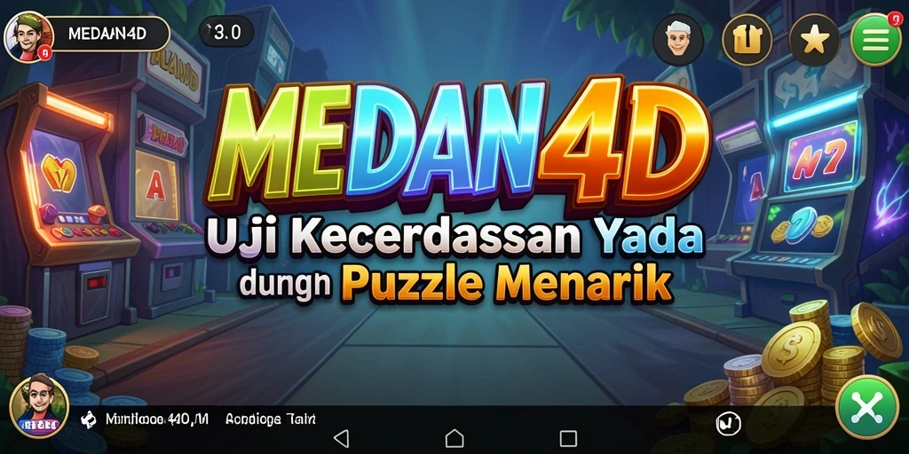 Tampilan gameplay seru dan menantang dari MEDAN4D.