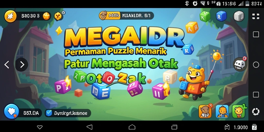 Tampilan gameplay MEGAIDR yang menantang dan menyenangkan.