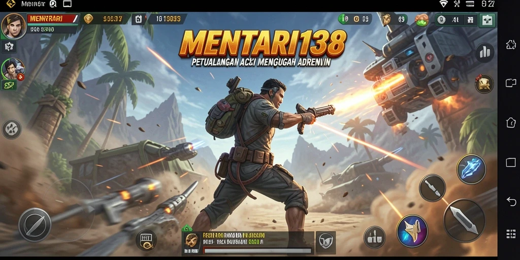 Tampilan menegangkan dari gameplay MENTARI138 yang penuh aksi.