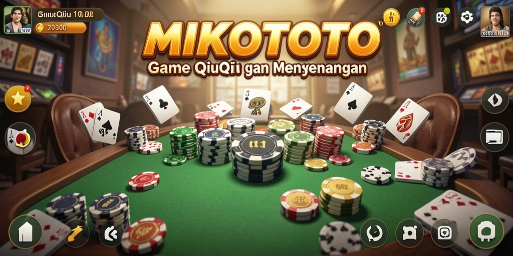 Screenshot menarik dari gameplay QiuQiu MIKOTOTO.