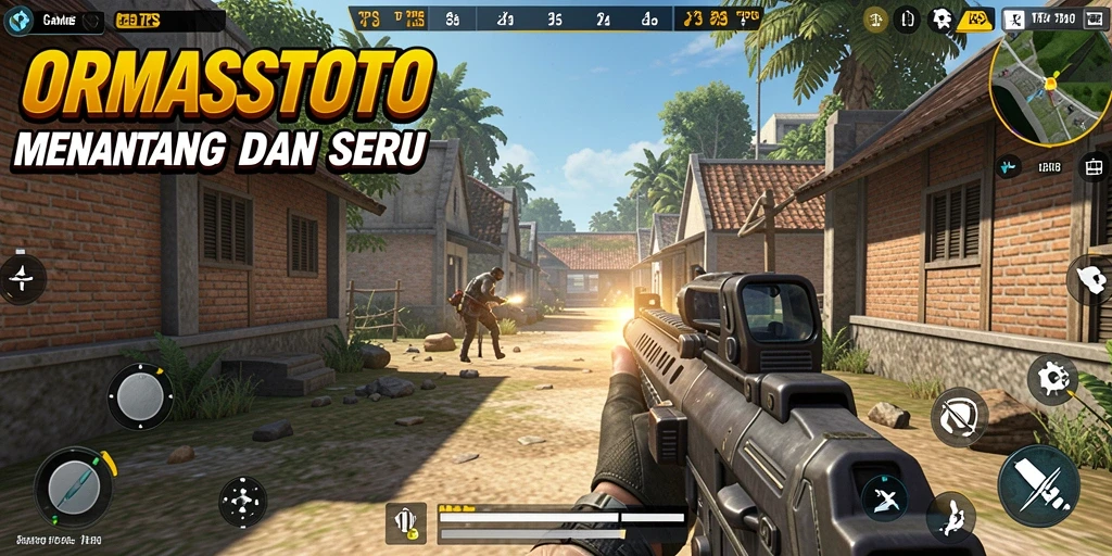 Gameplay seru dan aksi mendebarkan di ORMASSTOTO.