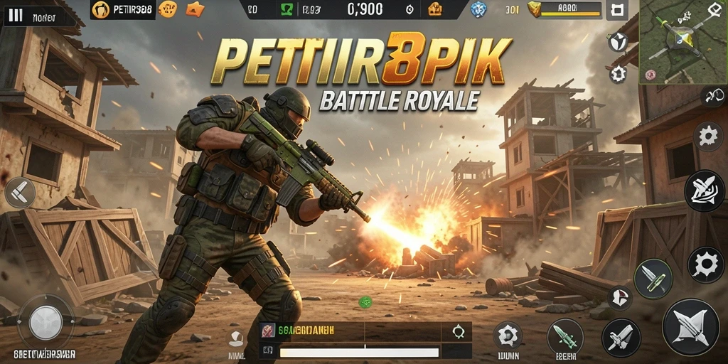 Tangkapan layar aksi mendalam dari gameplay PETIR388.