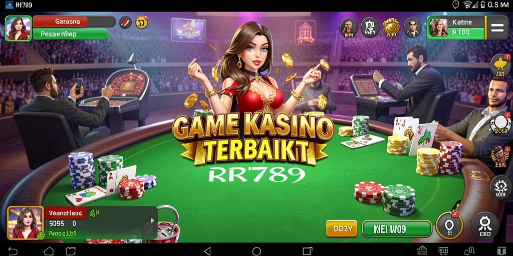 Tampilan menarik dari gameplay Kasino di RR789.